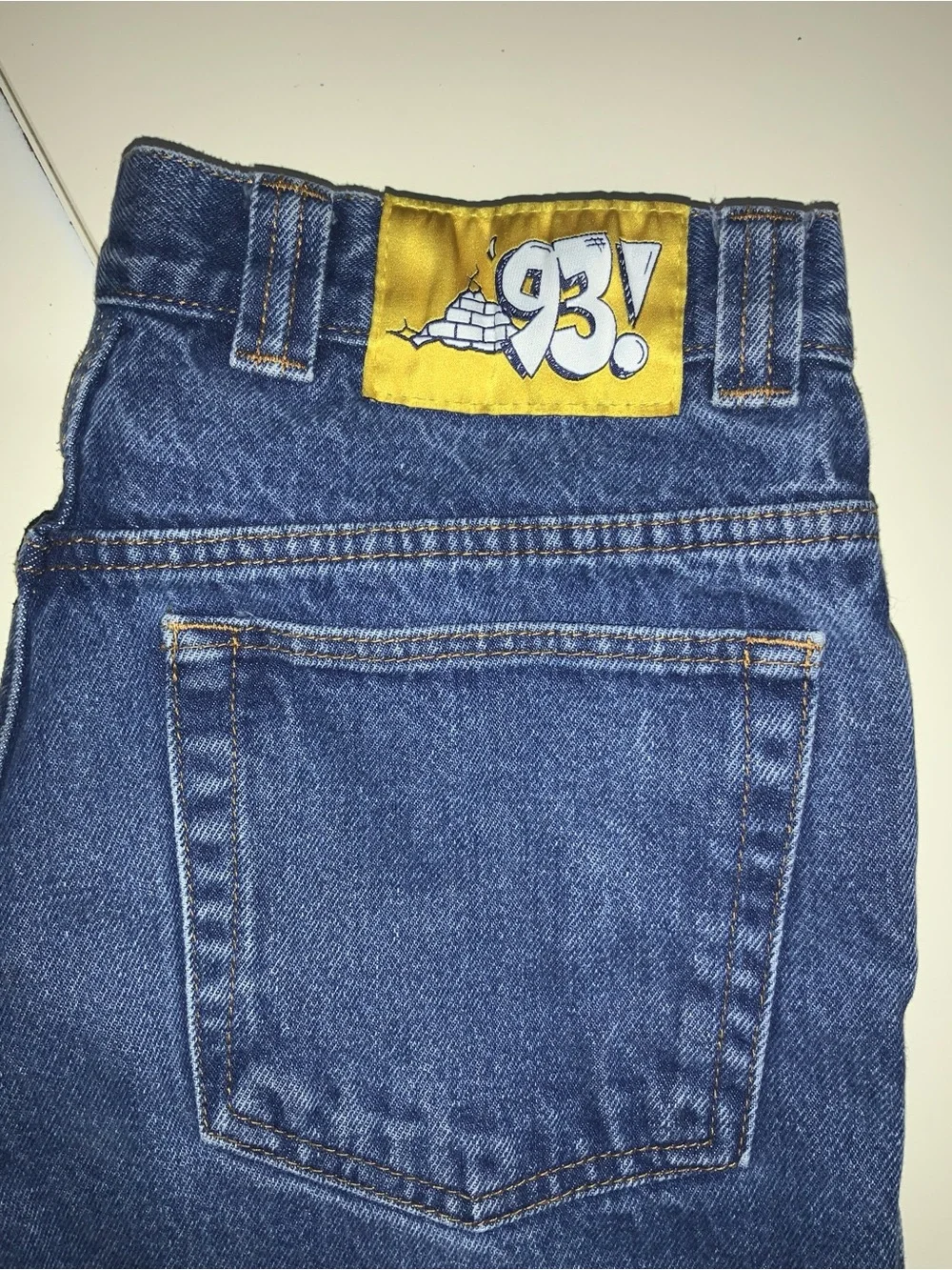Men's Dark Blue Denim Jeans - Classic Relaxed Fit